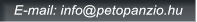 E-mail: info@petopanzio.hu E-mail: info@petopanzio.hu